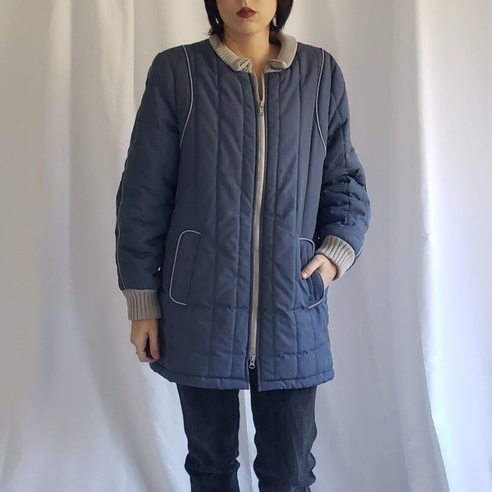 70s/80s Blue and Gray Puffer‎